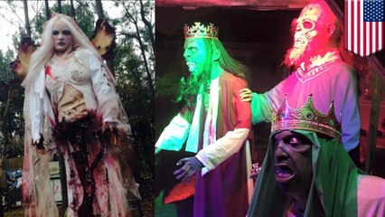 Zombie Nativity scene will see Ohio man fined $500 a day