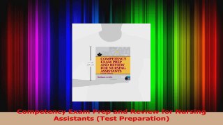 PDF Download  Competency Exam Prep and Review for Nursing Assistants Test Preparation Read Full Ebook
