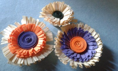 Quilling Made Easy # How to make Quilled Fringed Flowers -Paper Quilling_15