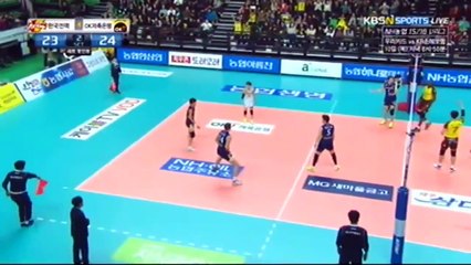Rush & Cash - Kepco  3 - 1 Highlights (SOUTH KOREA: Volleyball League - 09.12.2015)