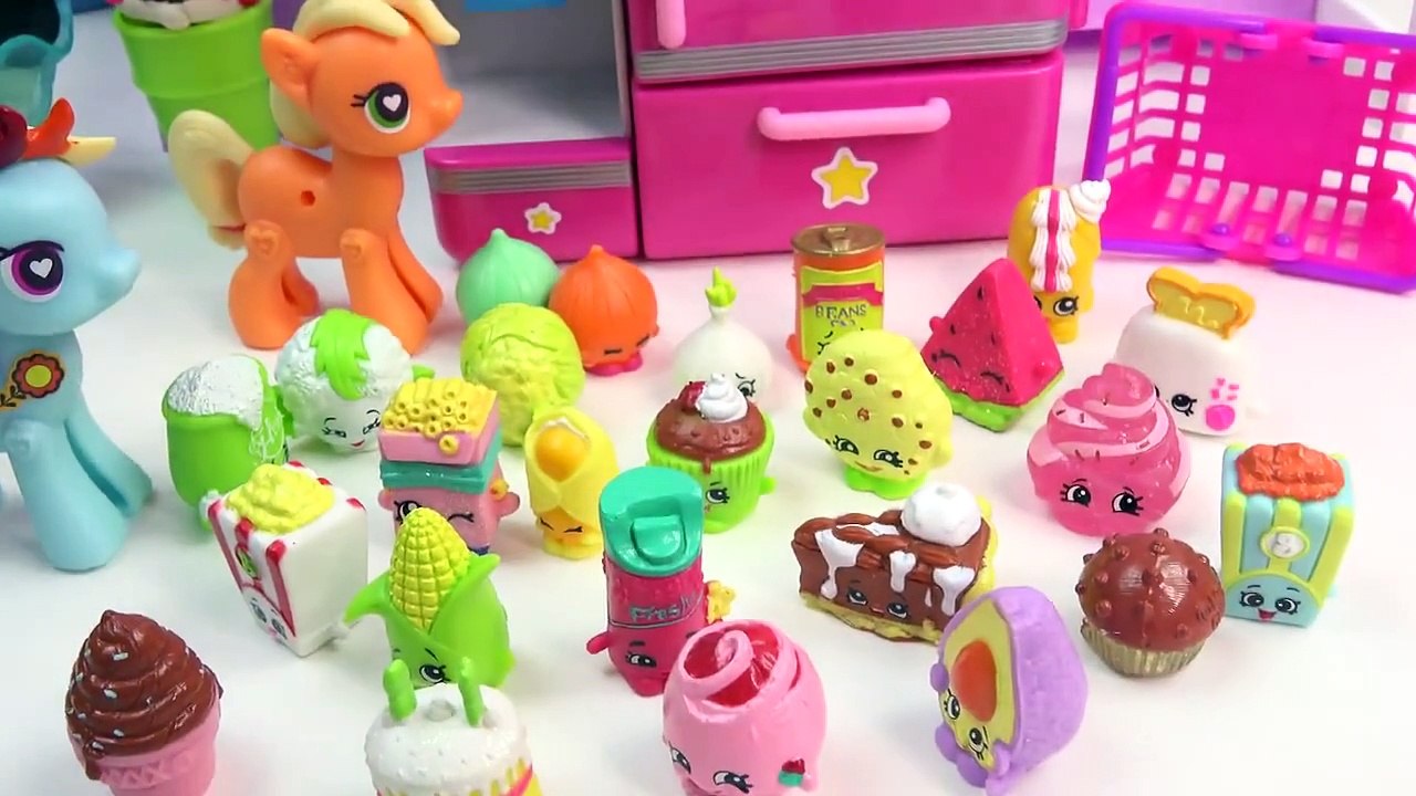MLP Shopkins Season 2 So Cool Fridge Refrigerator My Little Pony POP Rainbow Dash Toy Blin