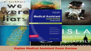 PDF Download  Kaplan Medical Assistant Exam Review Read Full Ebook