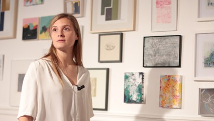 Visite d'une galerie d'art en appartement