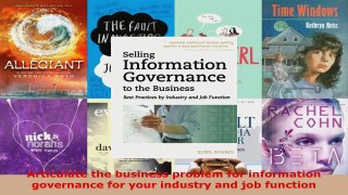 Download  Selling Information Governance to the Business Best Practices by Industry and Job EBooks Online