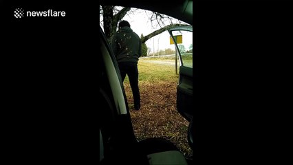 Man who's scared of worms gets pranked by his mates