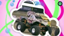 Kids games - New Monster Trucks Stunts Cartoon - Smarty Pants