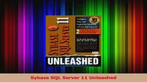 Download  Sybase SQL Server 11 Unleashed Ebook Free