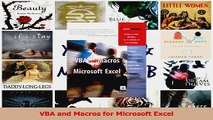 Download  VBA and Macros for Microsoft Excel Ebook Free