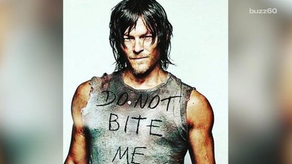 'The Walking Dead' superfan bites Norman Reedus