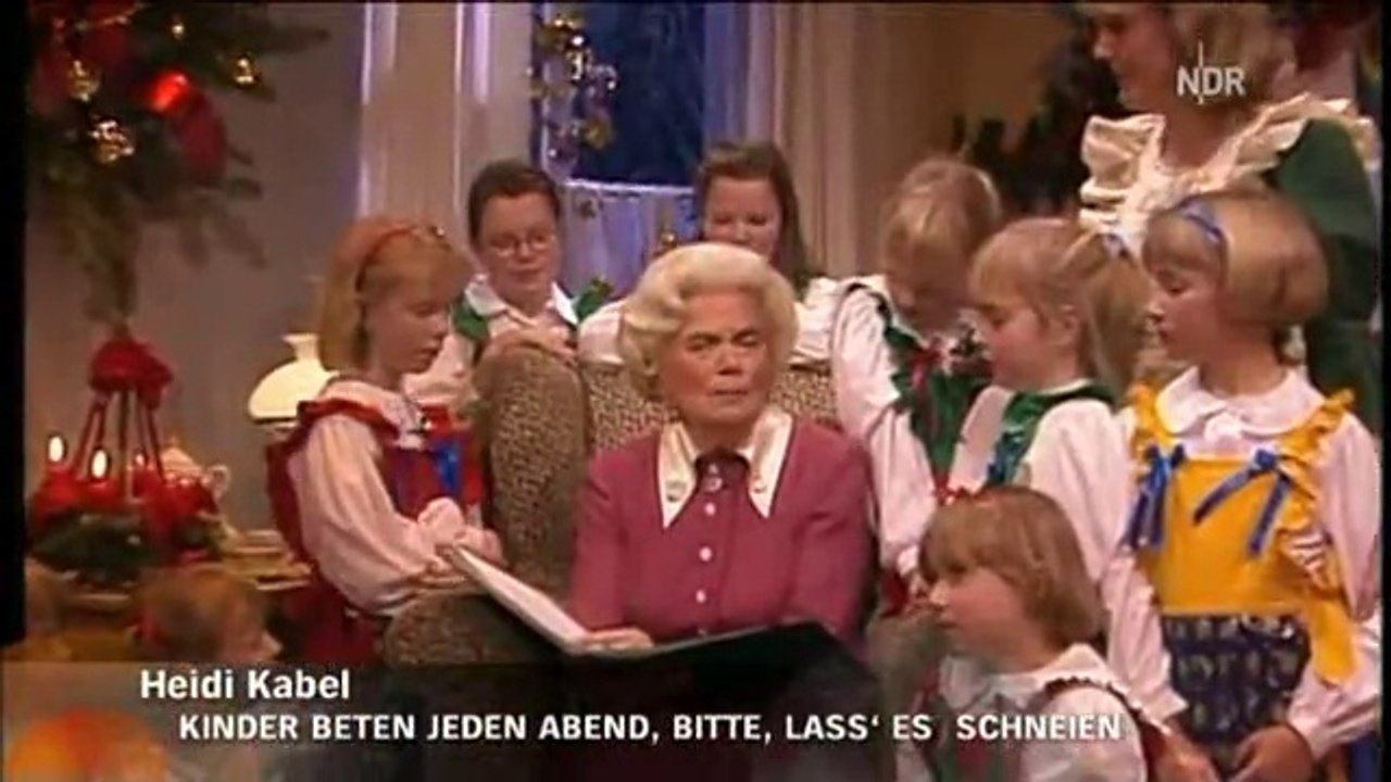 Rolf Zuckowski - In der Weihnachtsbäckerei 1987 & Heidi Kabel - Kinder beten jeden Abend, bitte lass es schnei'n 1995