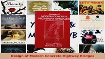 Read  Design of Modern Concrete Highway Bridges EBooks Online