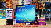 Read  Microsoft Exchange Server 2007 Administrators Companion Second Edition EBooks Online