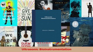 PDF Download  Ultrasonic Bioinstrumentation PDF Online