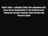 Voller Teller - schlanke Taille: Wer abnehmen will muss Essen: Bodynamics®: das Stoffwechsel-Tuning