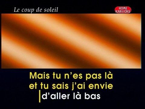 KARAOKE RICHARD COCCIANTE - Le coup de soleil