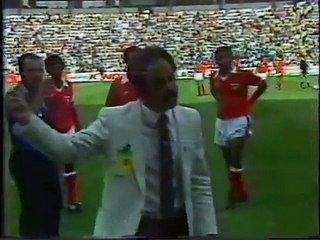 Intervention du cheikh Fahid Al-Ahmad lors de France - Koweït (Coupe du Monde 1982)