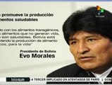 Evo Morales: Bolivia promueve alimentos no transgénicos