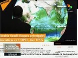 Arabia Saudita bloquea iniciativas en la COP21