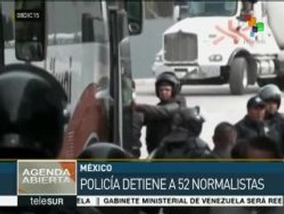 México: policía de Michoacán detiene a 52 estudiantes