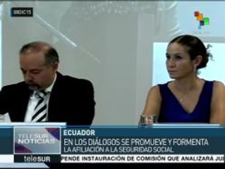 Ecuador: amas de casa participan en diálogos ciudadanos