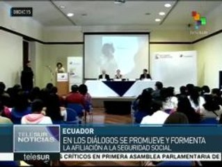 Ecuador:Diálogos Ciudadanos se centran en la equidad y justicia social