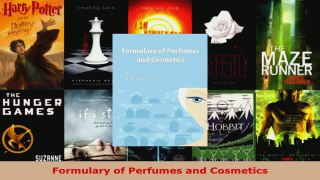 Read  Formulary of Perfumes and Cosmetics EBooks Online