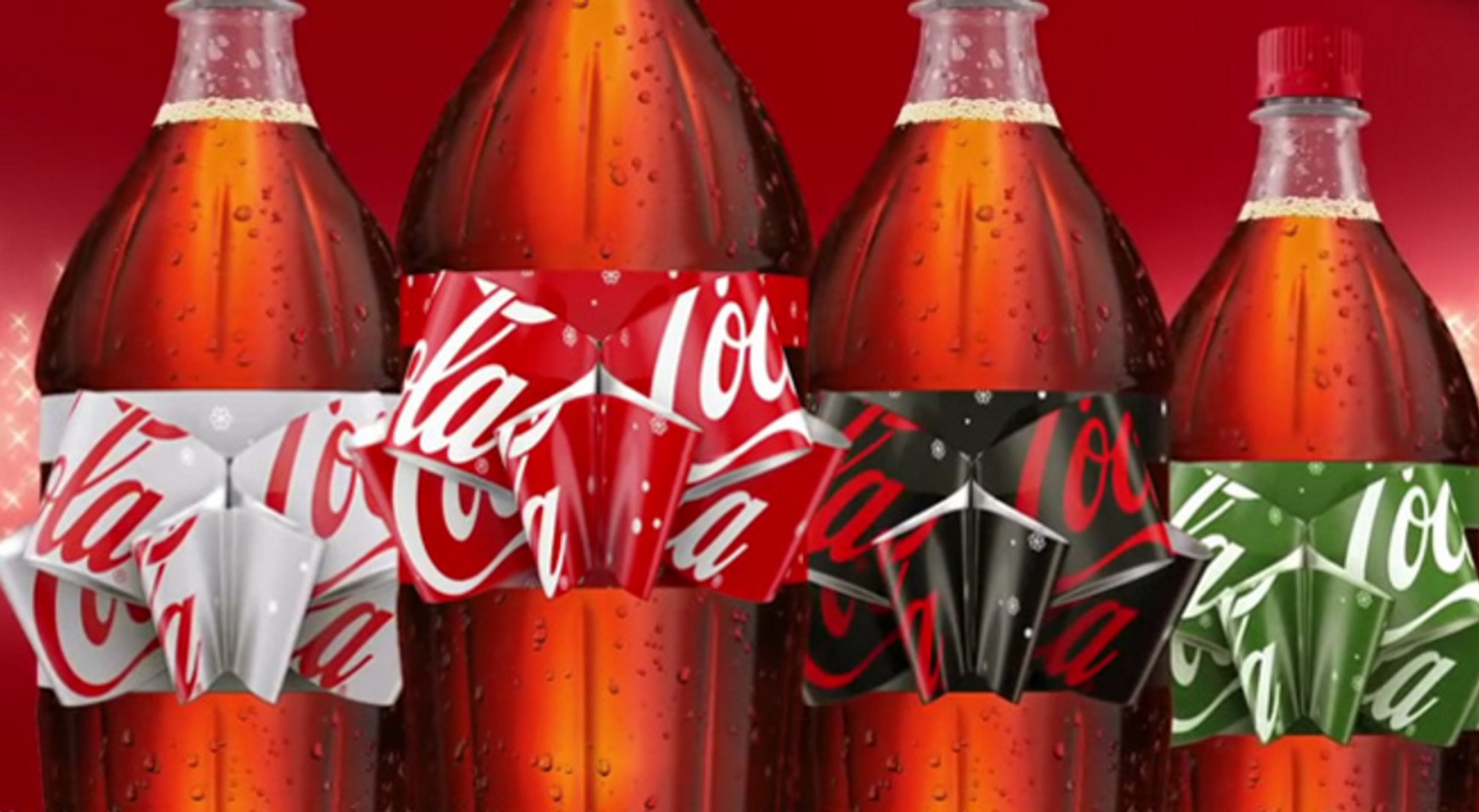 Une bouteille de Coca magique se transforme pour Noël - Vidéo Dailymotion