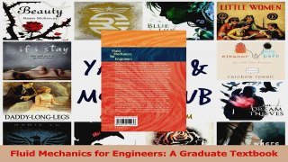 Read  Fluid Mechanics for Engineers A Graduate Textbook Ebook Online