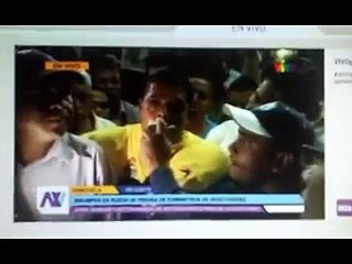 Así irrumpieron rueda de prensa de Giordani y Navarro