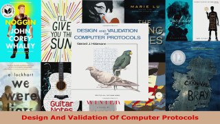 Read  Design And Validation Of Computer Protocols EBooks Online