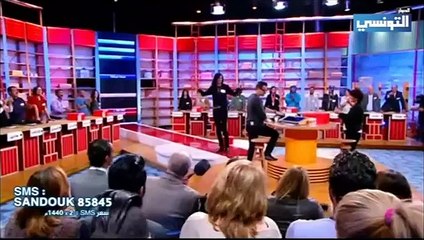 سامي الفهري يلبس lunette شمس الدين باشا في برنامج دليلك ملك