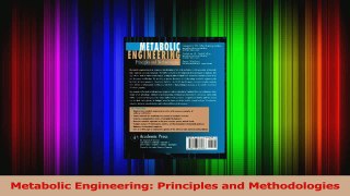 Read  Metabolic Engineering Principles and Methodologies Ebook Free
