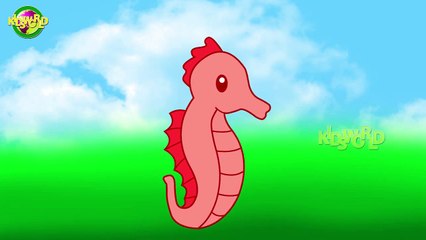 Sea Horse Finger Family | KIDS WORLD | Cartoon FINGER FAMILY | Songs For Babies |