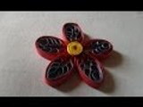 Quilling Made Easy # How to Make Quilling Teary loops flower by Comb -Paper comb quilling_18