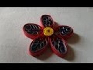 Quilling Made Easy # How to Make Quilling Teary loops flower by Comb -Paper comb quilling_18