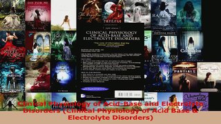 Read  Clinical Physiology of AcidBase and Electrolyte Disorders Clinical Physiology of Acid Ebook Free