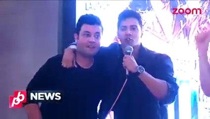 'Dilwale', Varun Dhawan & Kriti Sanon reach a college for promotions _ Bollywood News