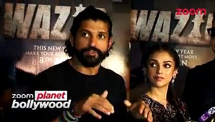 Farhan Akhtar's at 'Wazir' event _ Bollywood News