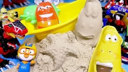라바 아이와 샌드 모래놀이 Larva sand playing toys