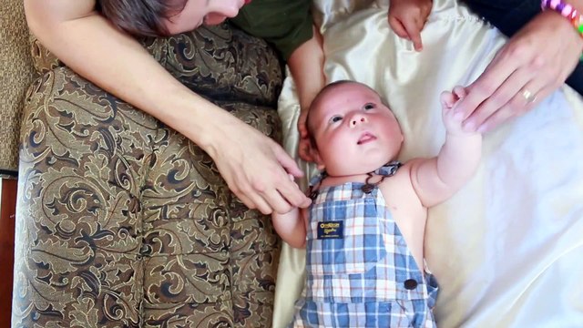 CUTEST BABY EVER ❤ Baby Eli Smiling & Tummy Time AllToyCollector Vlog Shopkins Sheriff Callie