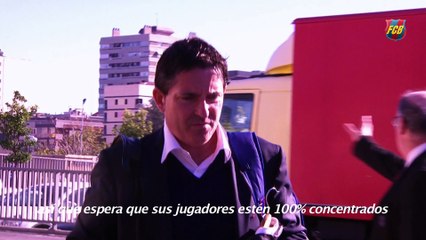 Los jugadores de baloncesto del FC Barcelona Lassa hablan de Xavi Pascual