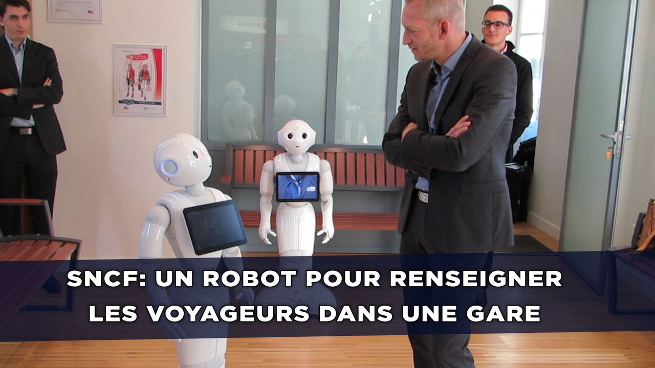 SNCF: Un robot pour renseigner les voyageurs dans une gare