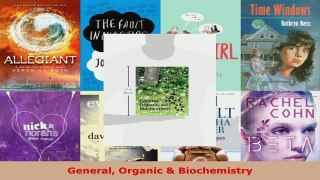 Read  General Organic  Biochemistry Ebook Free