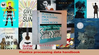 PDF Download  Plastics processing data handbook PDF Online