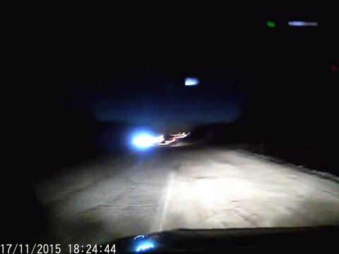 в небе над Омском вечером 17.11.2015