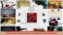 Read  Cellular Signal Processing An Introduction to the Molecular Mechanisms of Signal PDF Free