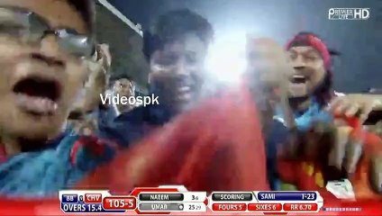 M. Sami Gets Wicket of Umar Akmal