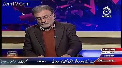 Islamabad se Kachi Bastiyon Ko Q hataya Jaraha Hai-Nusrat Javed