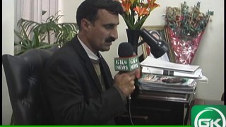 Minister for Information AJK ABID HUSSAIN ABID giving his views for GK News TV
