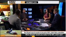 ESPN First Take - Dez Bryant Has Some Advise for NFL Catch Rule!